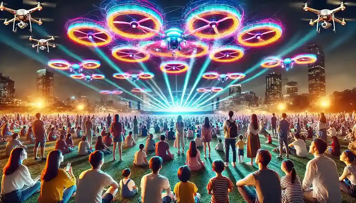 Best place to watch vivid drone show