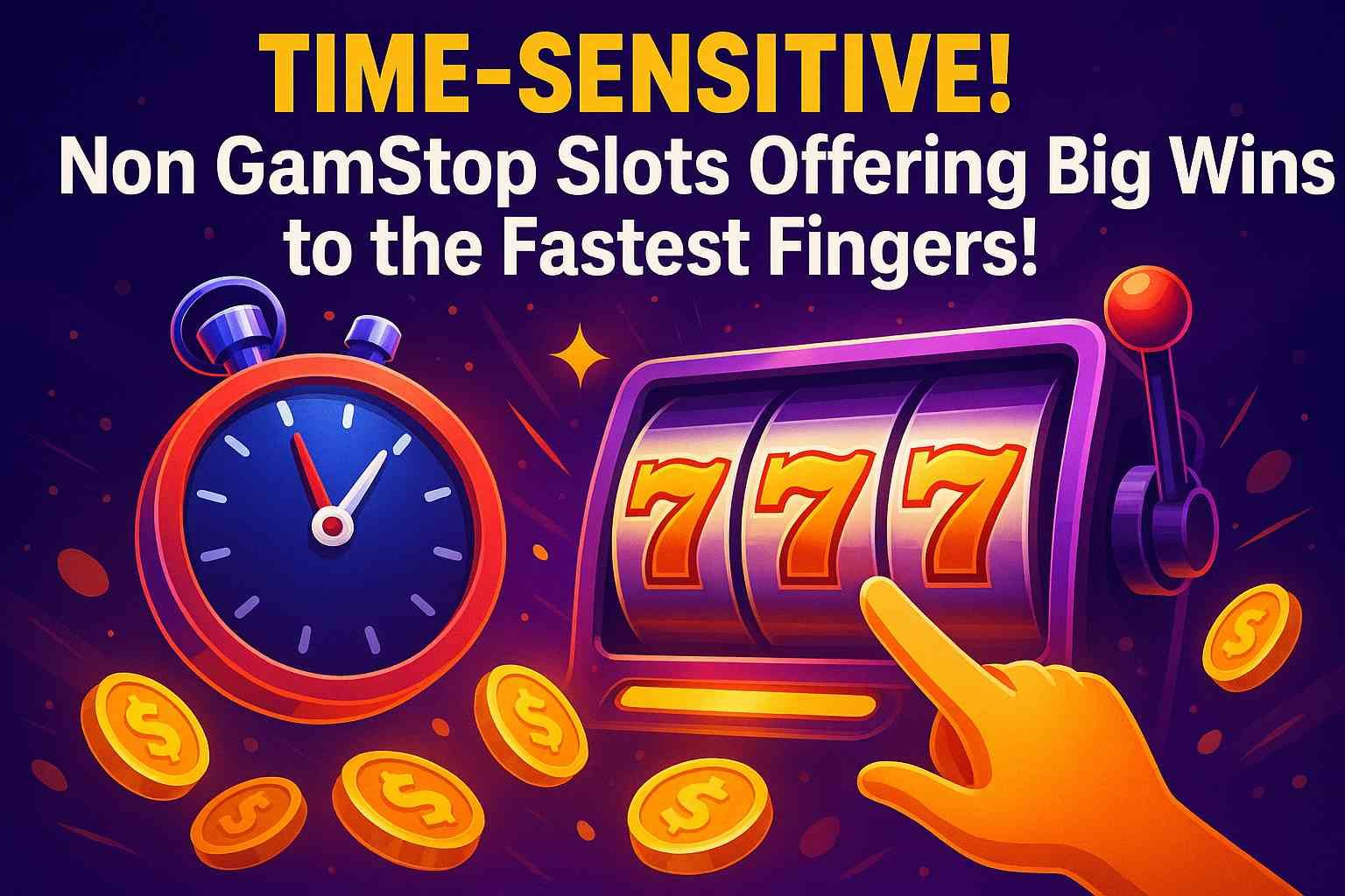 Time-Sensitive! Non GamStop Slots Offering Big Wins to the Fastest Fingers!
