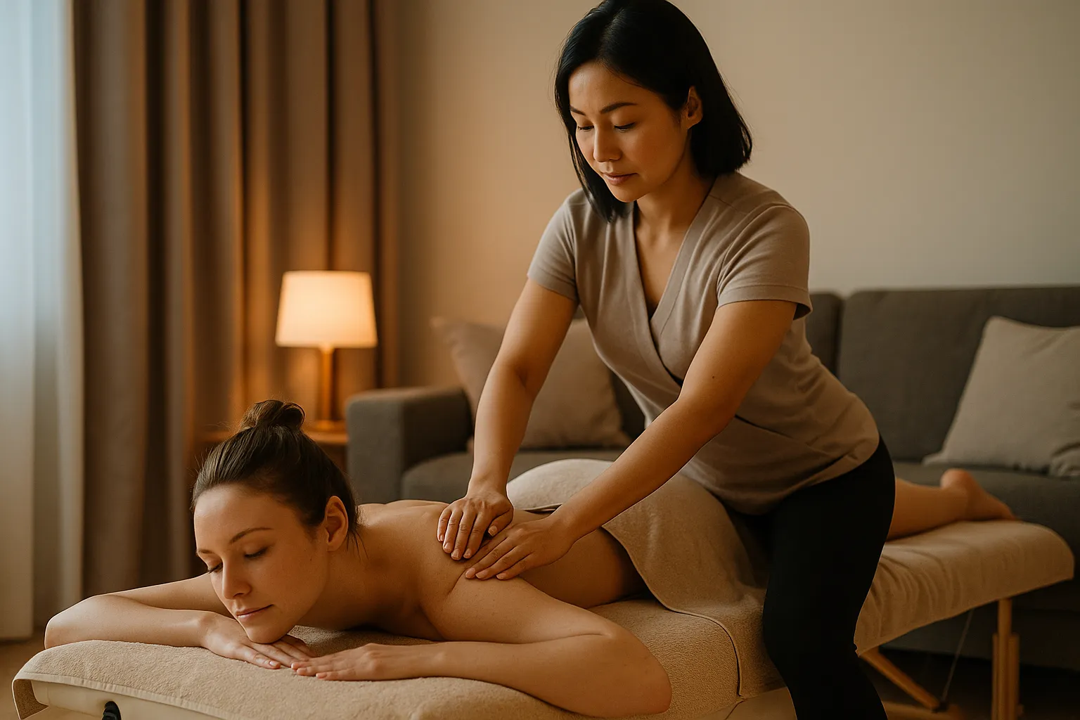 Are there express 30-minute home massage services in Dubai