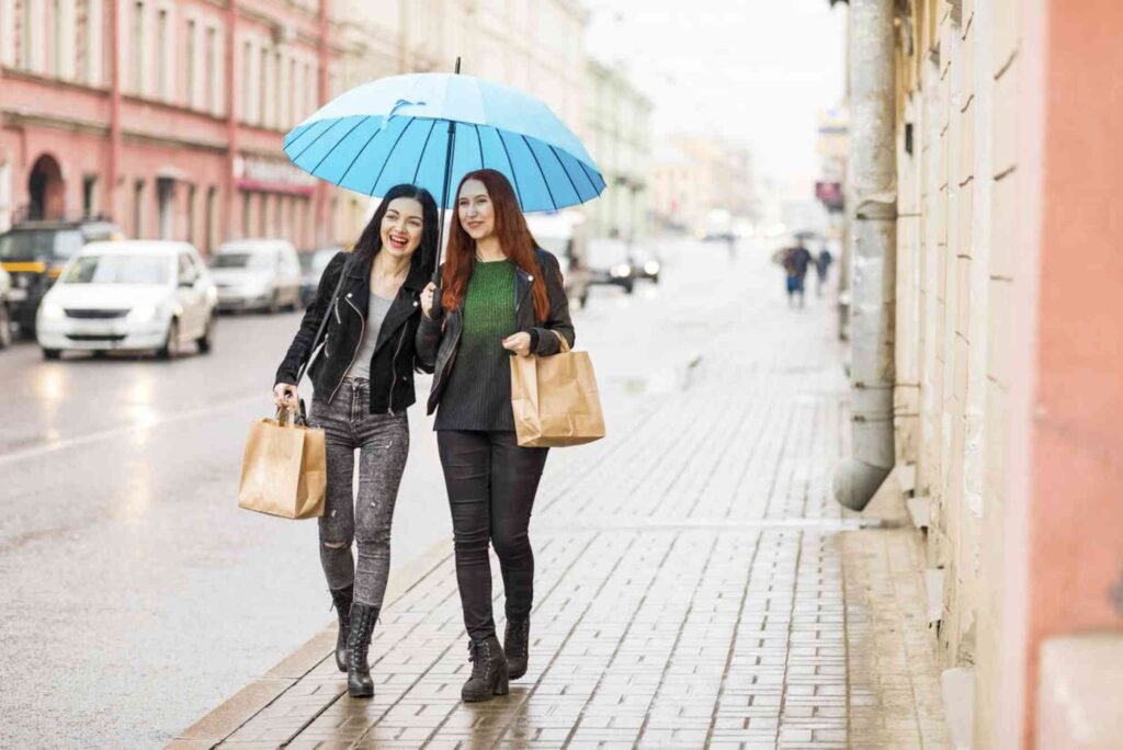 Rainy-Day Shopping Routes