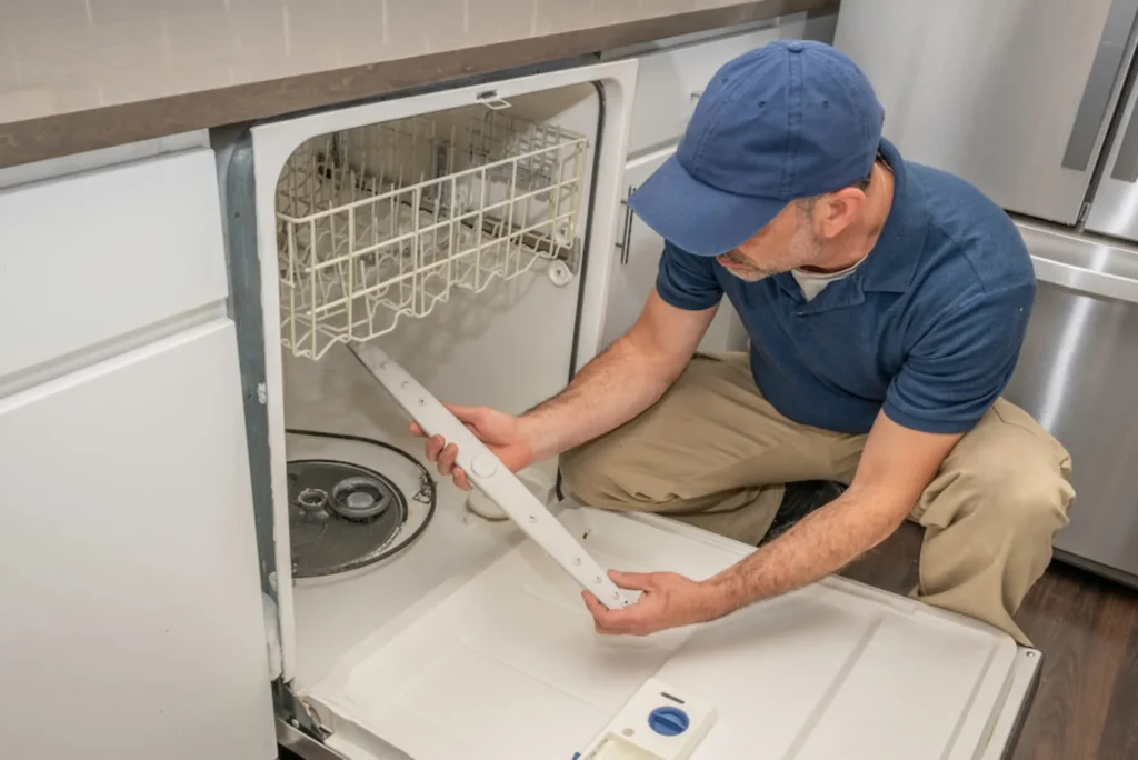 Dishwasher Clogged Pipe Repair