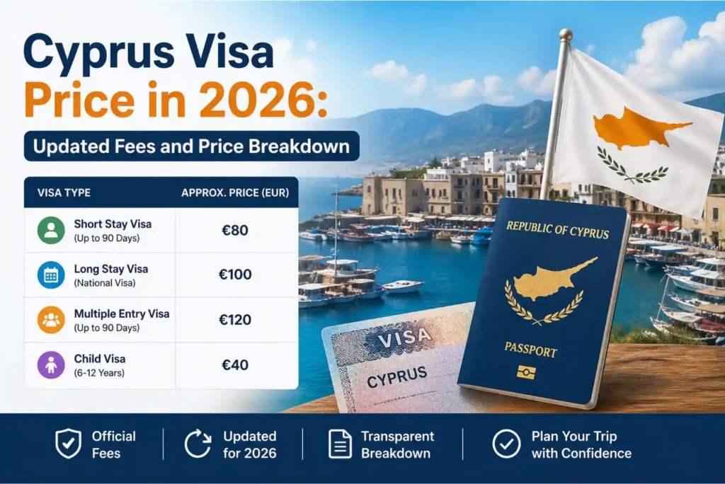 Cyprus Visa Price in 2026 Updated Fees and Price Breakdown