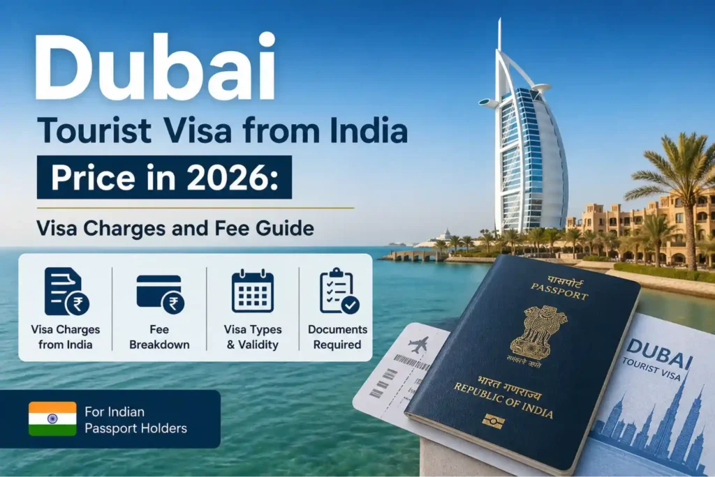 Dubai Tourist Visa from India Price in 2026 Visa Charges and Fee Guide